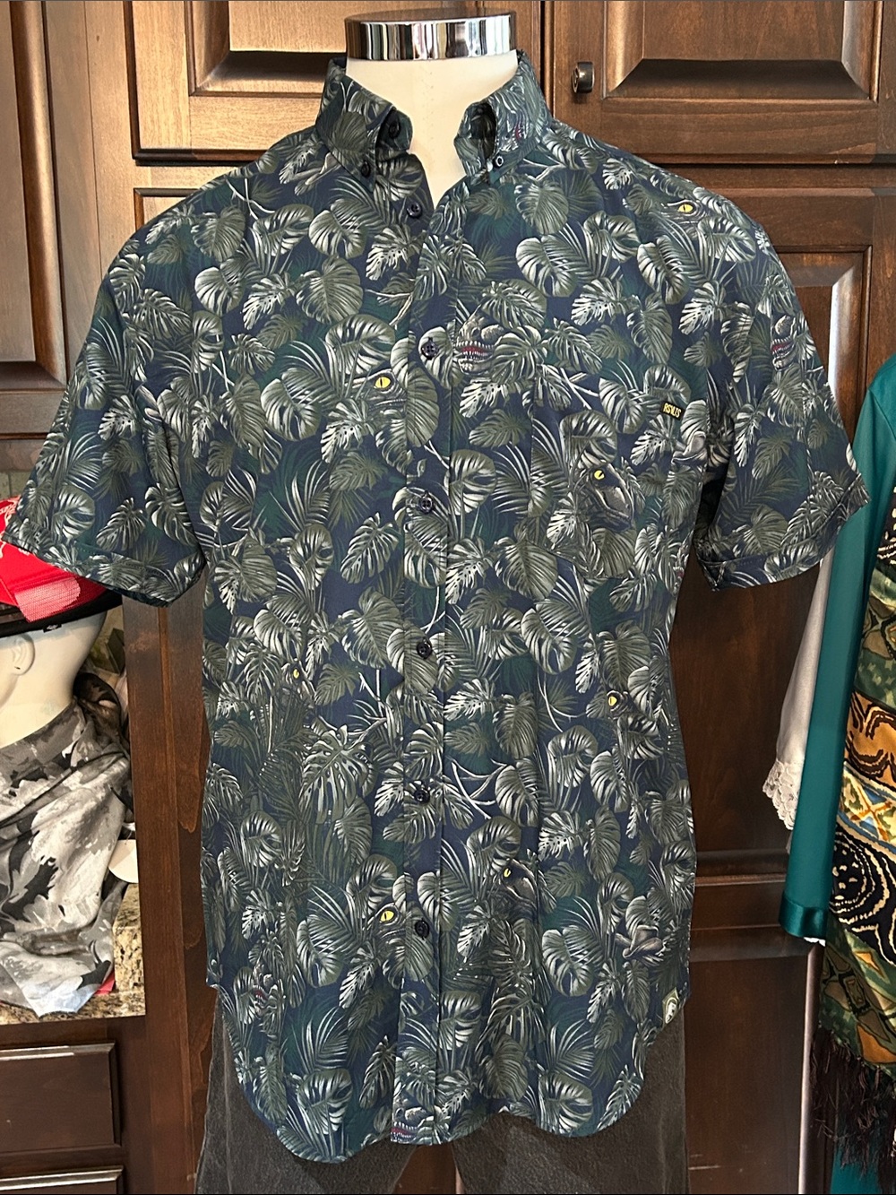 RSVLTS Kunuflex Sz XL Clever Girl Short-Sleeve Button-Up Shirt - 2022